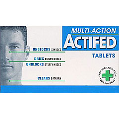 Actifed Multi-Action Tablets 12 